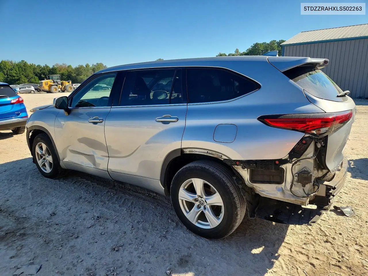 2020 TOYOTA HIGHLANDER VIN 5TDZZRAHXLS502263 — фото 2