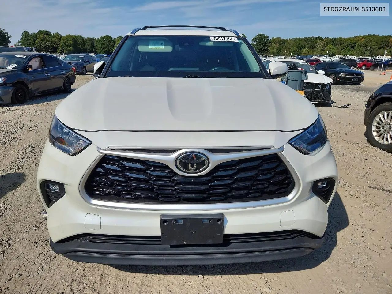 2020 TOYOTA HIGHLANDER VIN 5TDGZRAH9LS513603 — фото 5