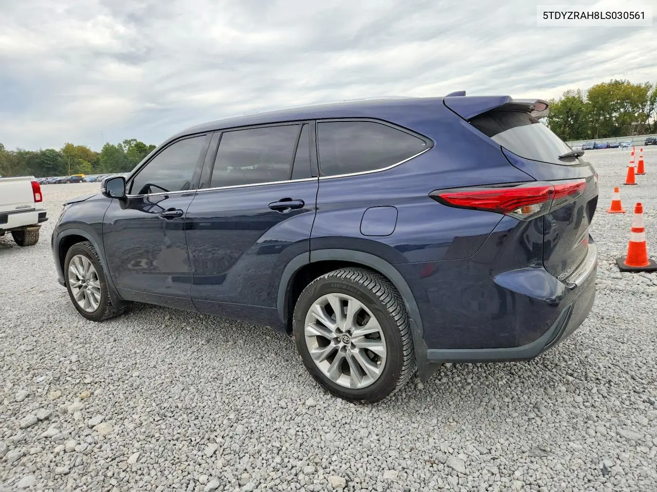 2020 TOYOTA HIGHLANDER VIN 5TDYZRAH8LS030561 — фото 2