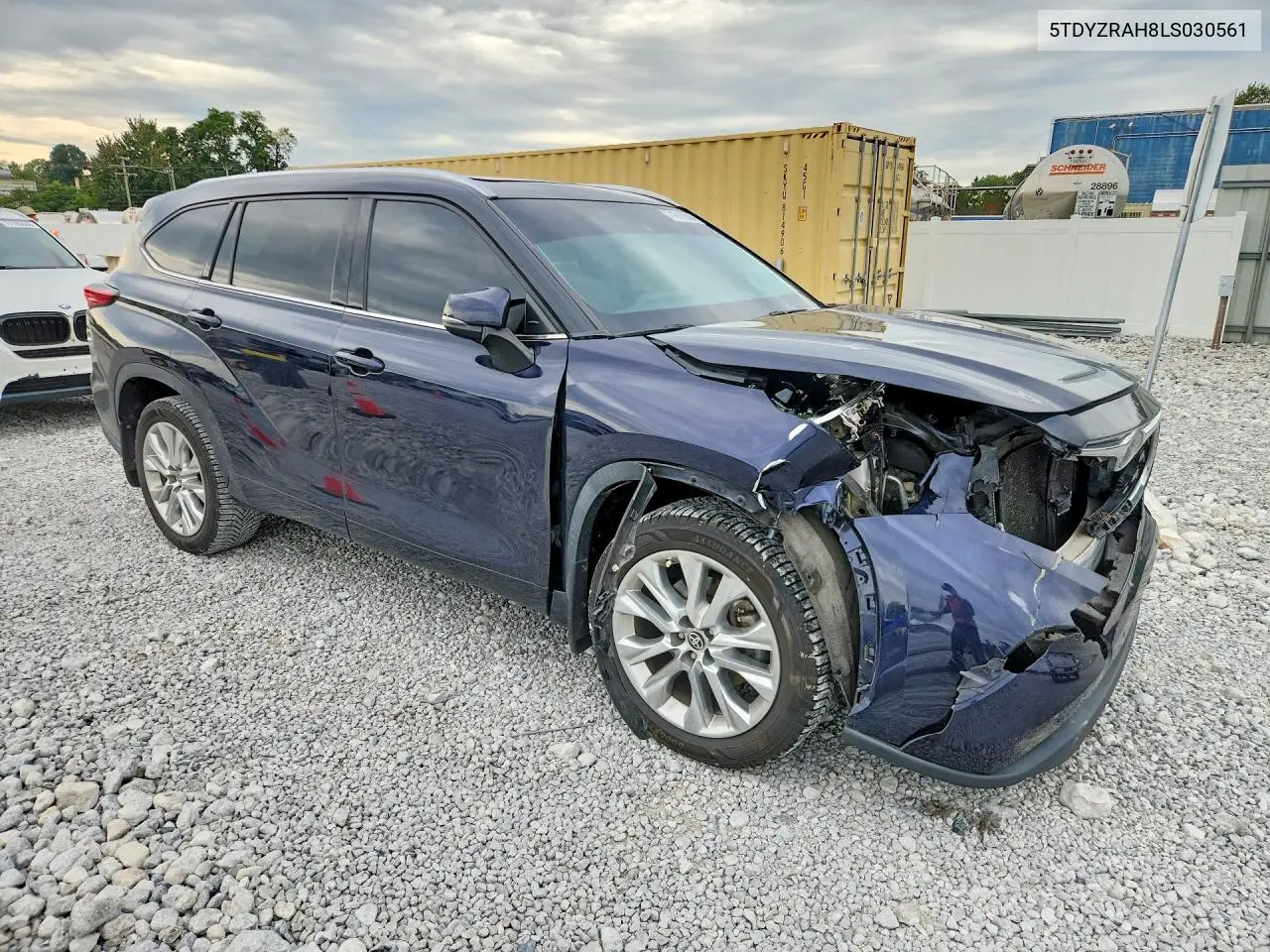 2020 TOYOTA HIGHLANDER VIN 5TDYZRAH8LS030561 — фото 4