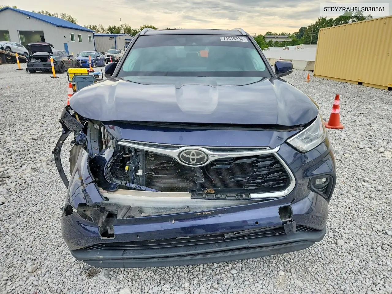 2020 TOYOTA HIGHLANDER VIN 5TDYZRAH8LS030561 — фото 5