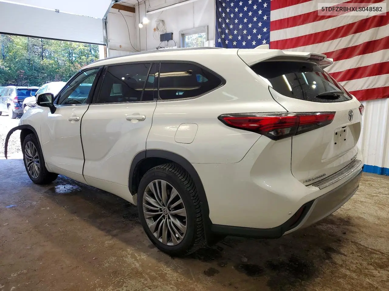 2020 TOYOTA HIGHLANDER VIN 5TDFZRBHXLS048582 — фото 2