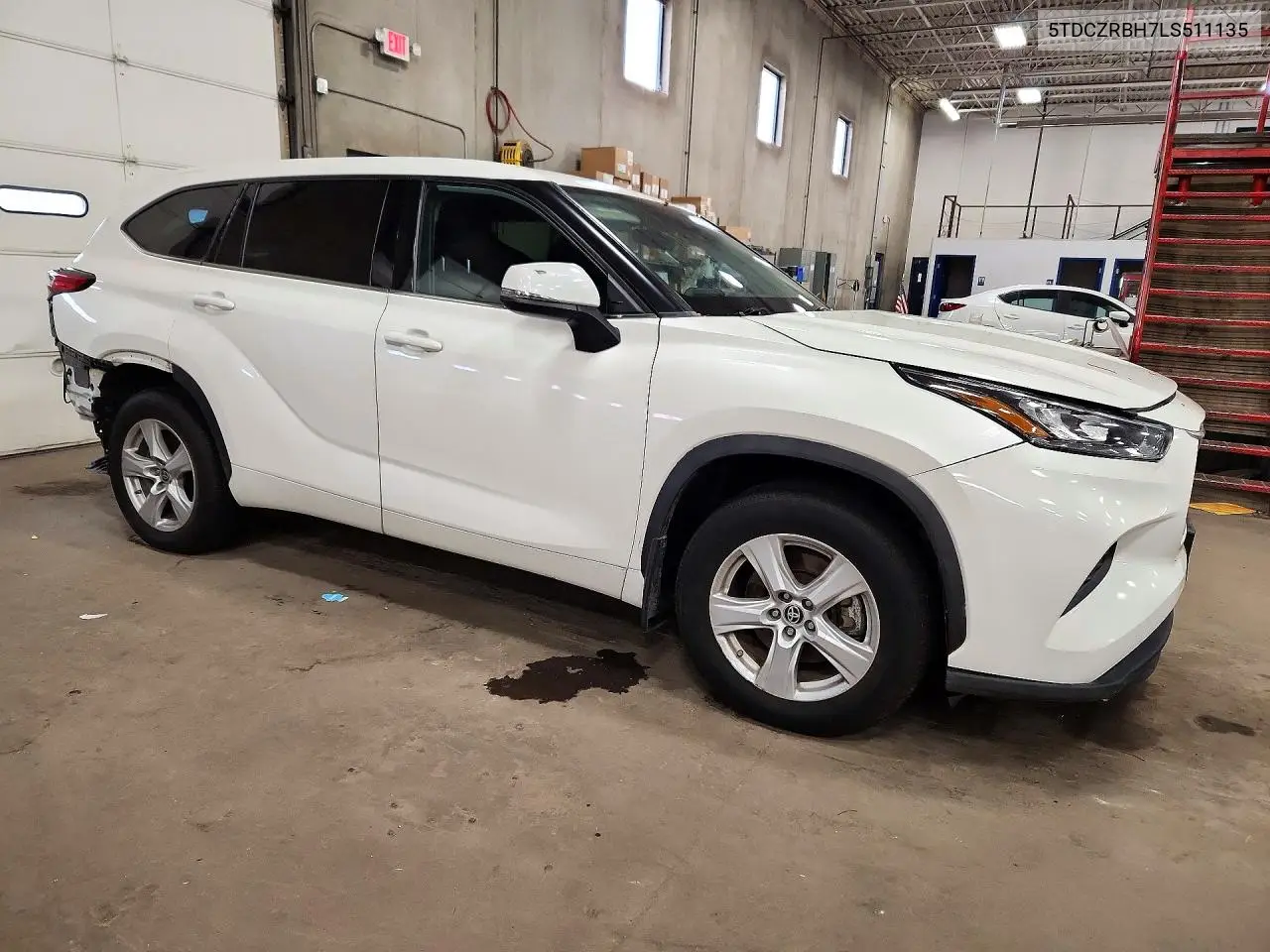 2020 TOYOTA HIGHLANDER VIN 5TDCZRBH7LS511135 — фото 4