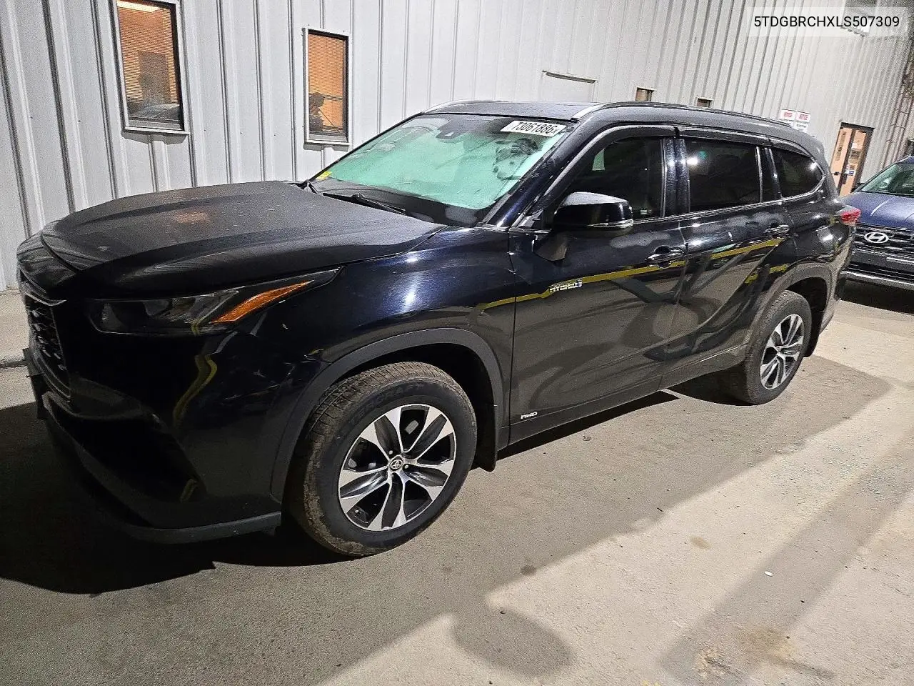 TOYOTA HIGHLANDER 2020, VIN 5TDGBRCHXLS507309