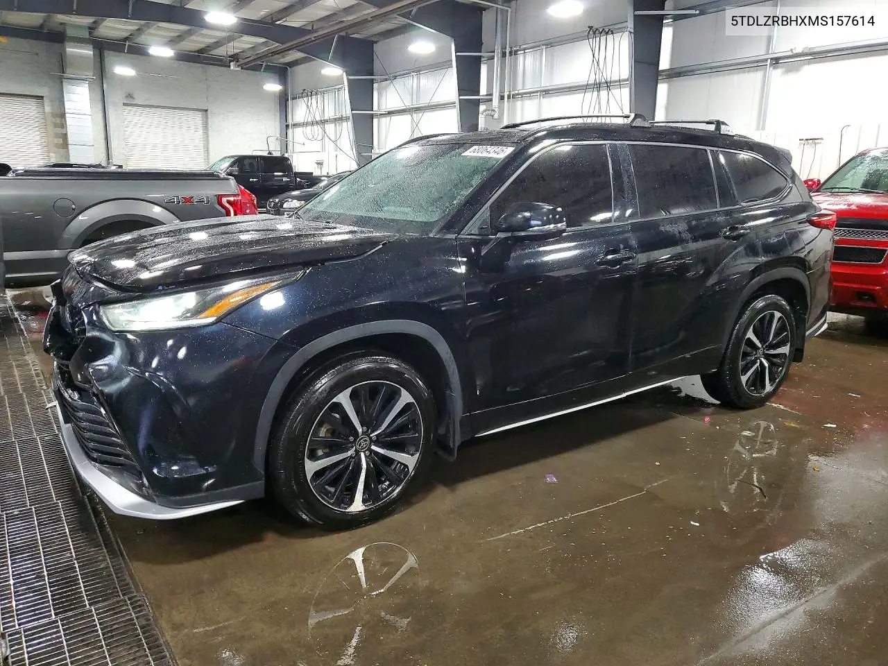 TOYOTA HIGHLANDER 2021, VIN 5TDLZRBHXMS157614