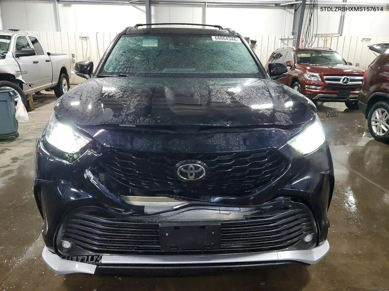 2021 TOYOTA HIGHLANDER VIN 5TDLZRBHXMS157614 — фото 5