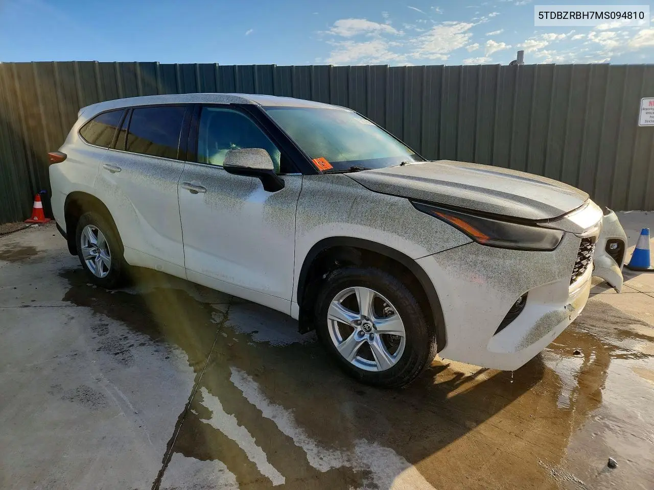 2021 TOYOTA HIGHLANDER VIN 5TDBZRBH7MS094810 — фото 4