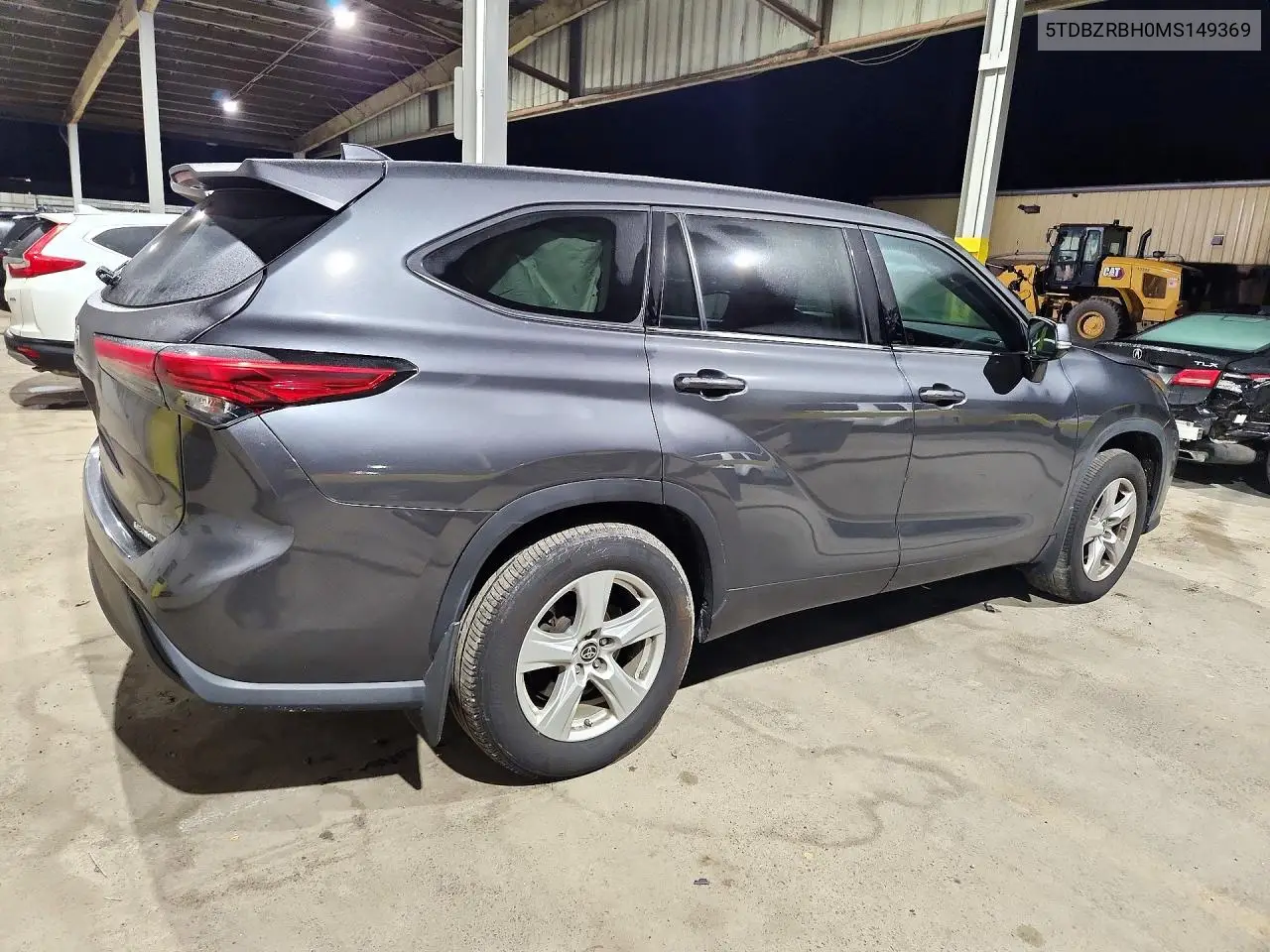 2021 TOYOTA HIGHLANDER VIN 5TDBZRBH0MS149369 — фото 3
