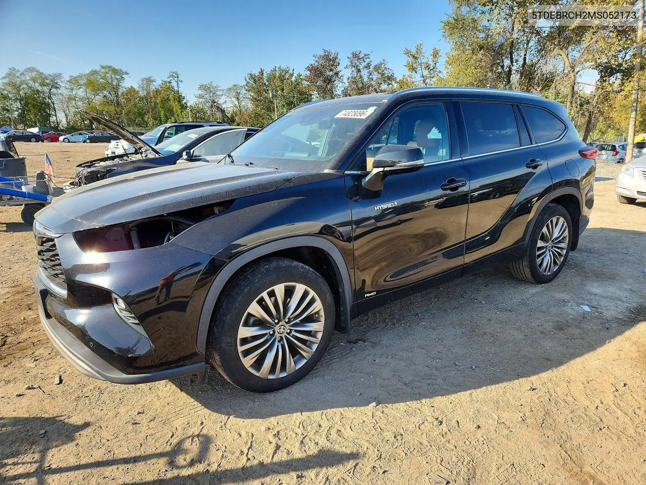 TOYOTA HIGHLANDER 2021, VIN 5TDEBRCH2MS052173