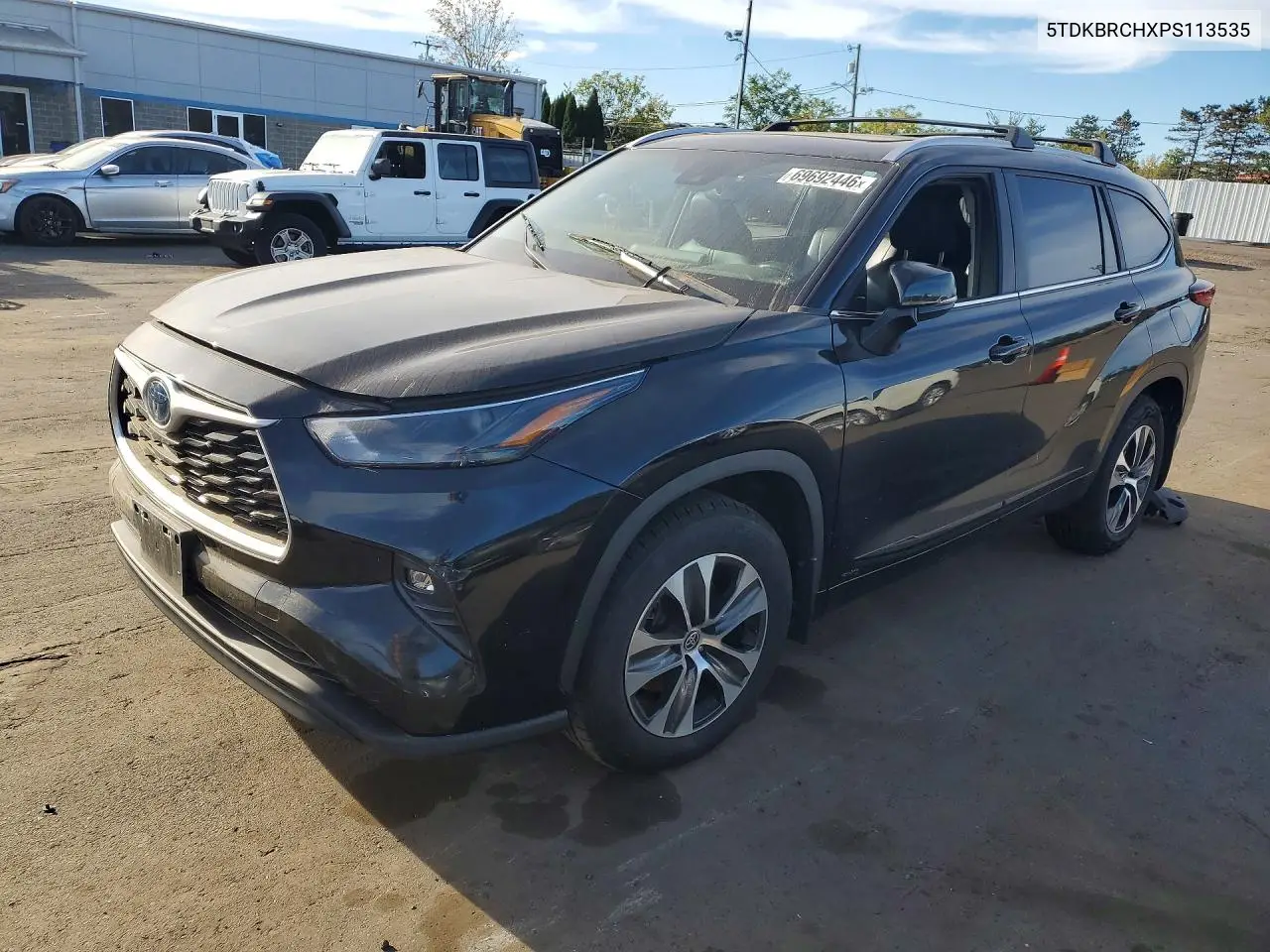 TOYOTA HIGHLANDER 2023, VIN 5TDKBRCHXPS113535