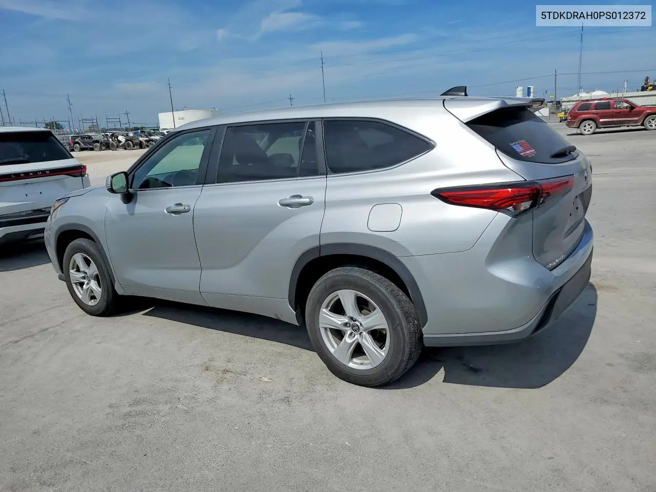 2023 TOYOTA HIGHLANDER VIN 5TDKDRAH0PS012372 — фото 2