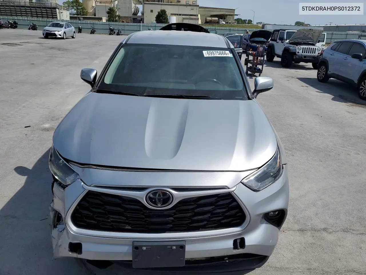 2023 TOYOTA HIGHLANDER VIN 5TDKDRAH0PS012372 — фото 5