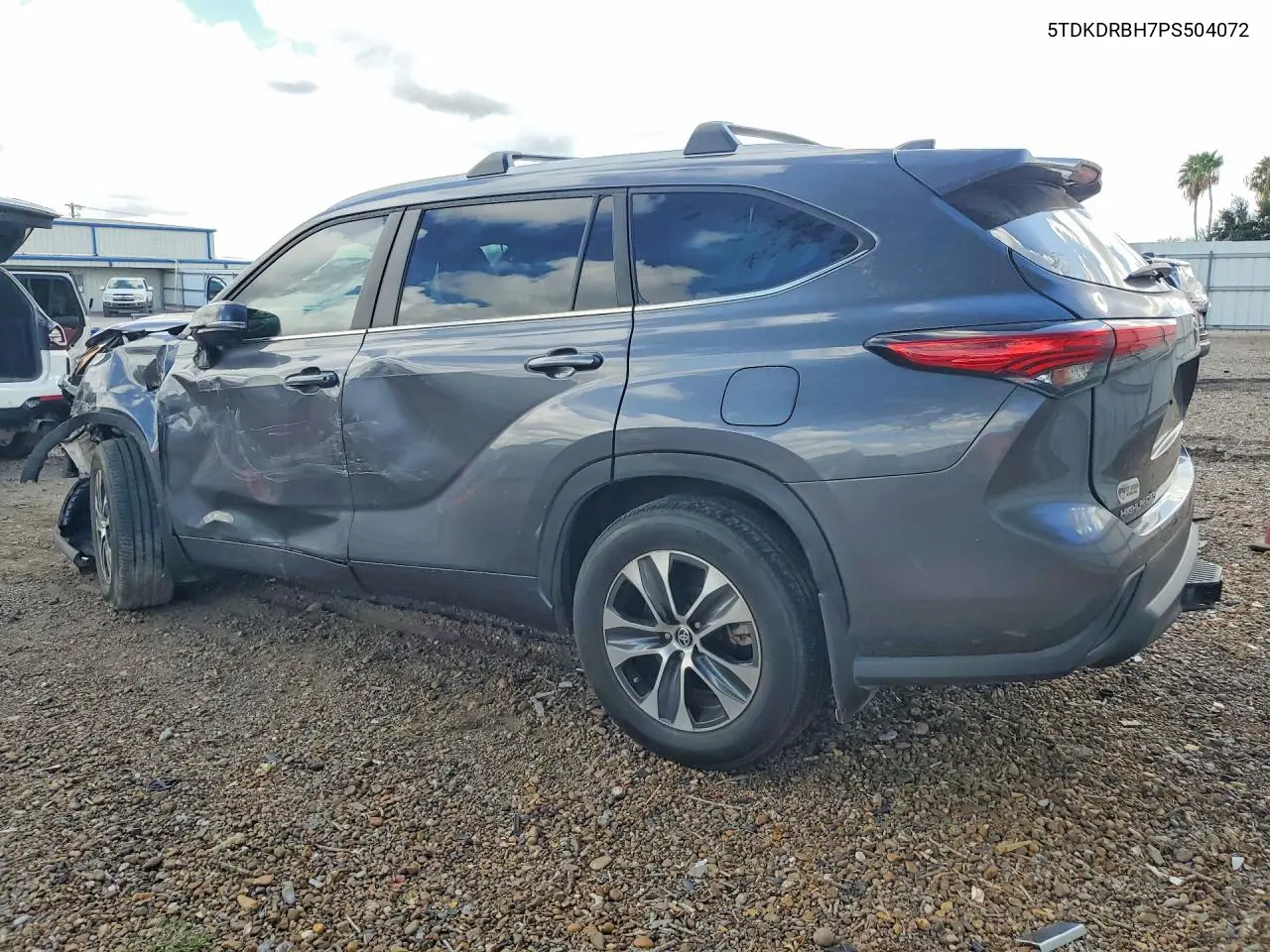 2023 TOYOTA HIGHLANDER VIN 5TDKDRBH7PS504072 — фото 2