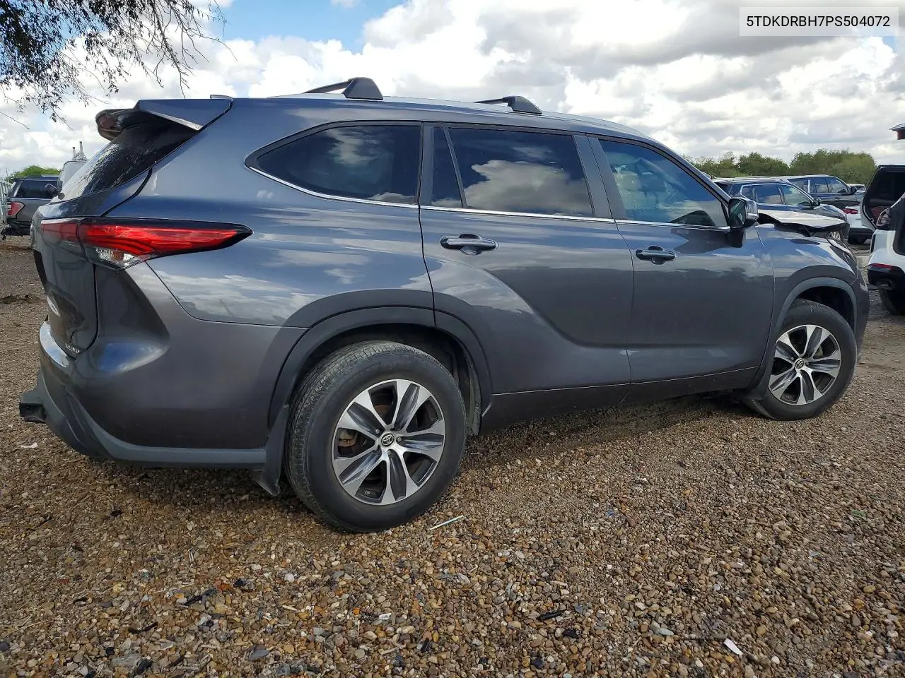 2023 TOYOTA HIGHLANDER VIN 5TDKDRBH7PS504072 — фото 3