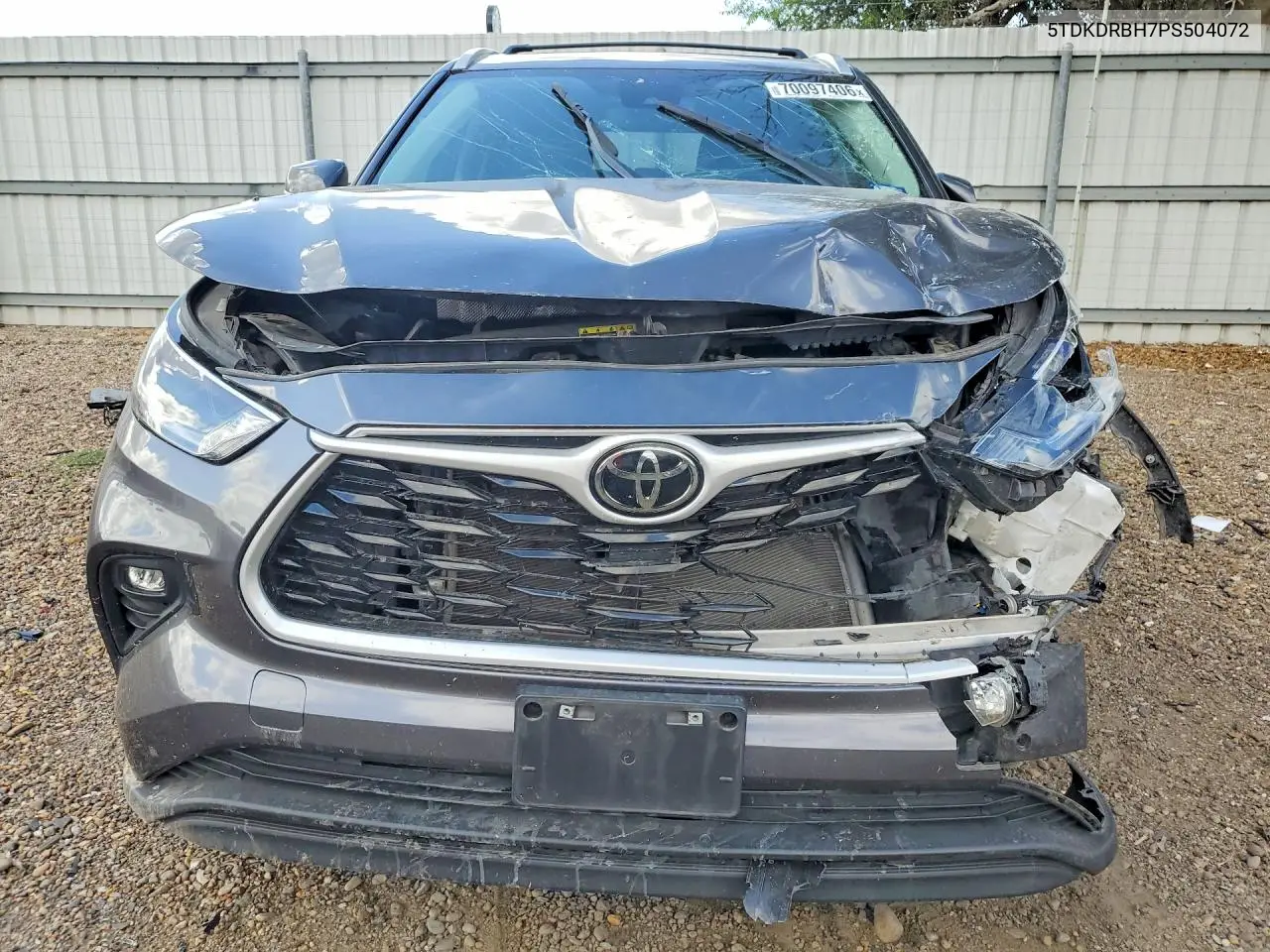 2023 TOYOTA HIGHLANDER VIN 5TDKDRBH7PS504072 — фото 5
