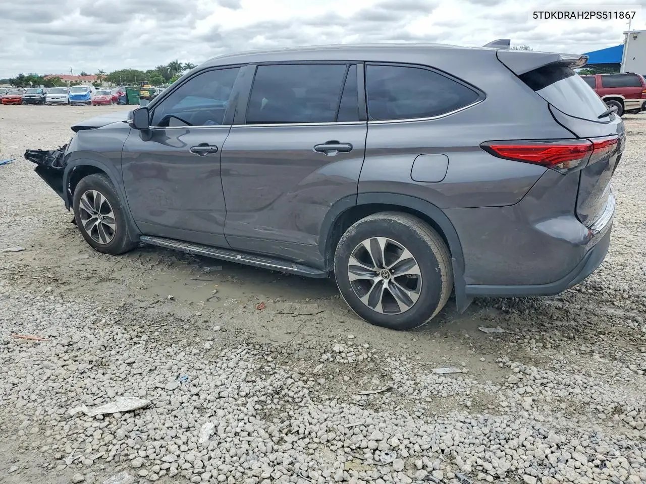 2023 TOYOTA HIGHLANDER VIN 5TDKDRAH2PS511867 — фото 2