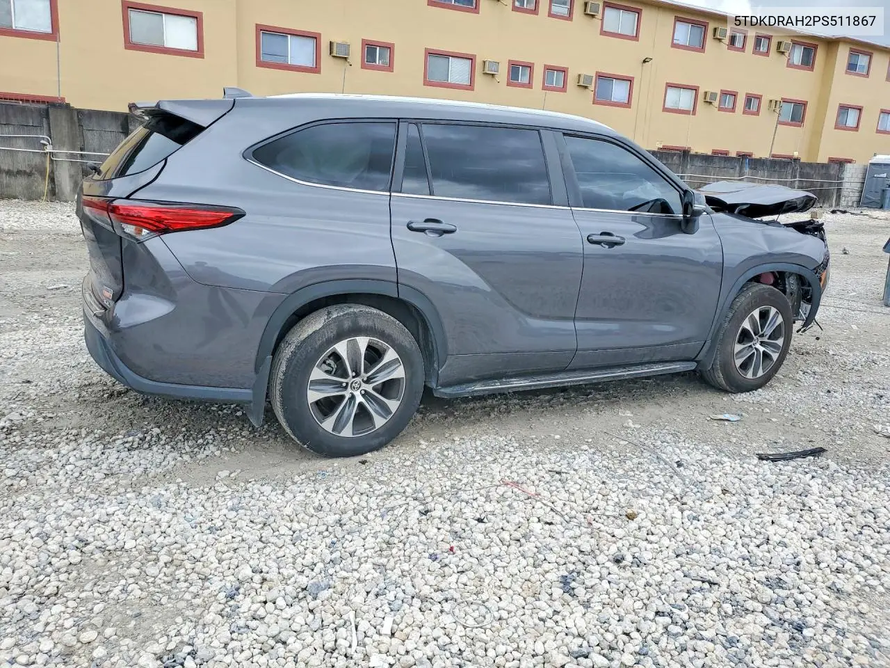 2023 TOYOTA HIGHLANDER VIN 5TDKDRAH2PS511867 — фото 3