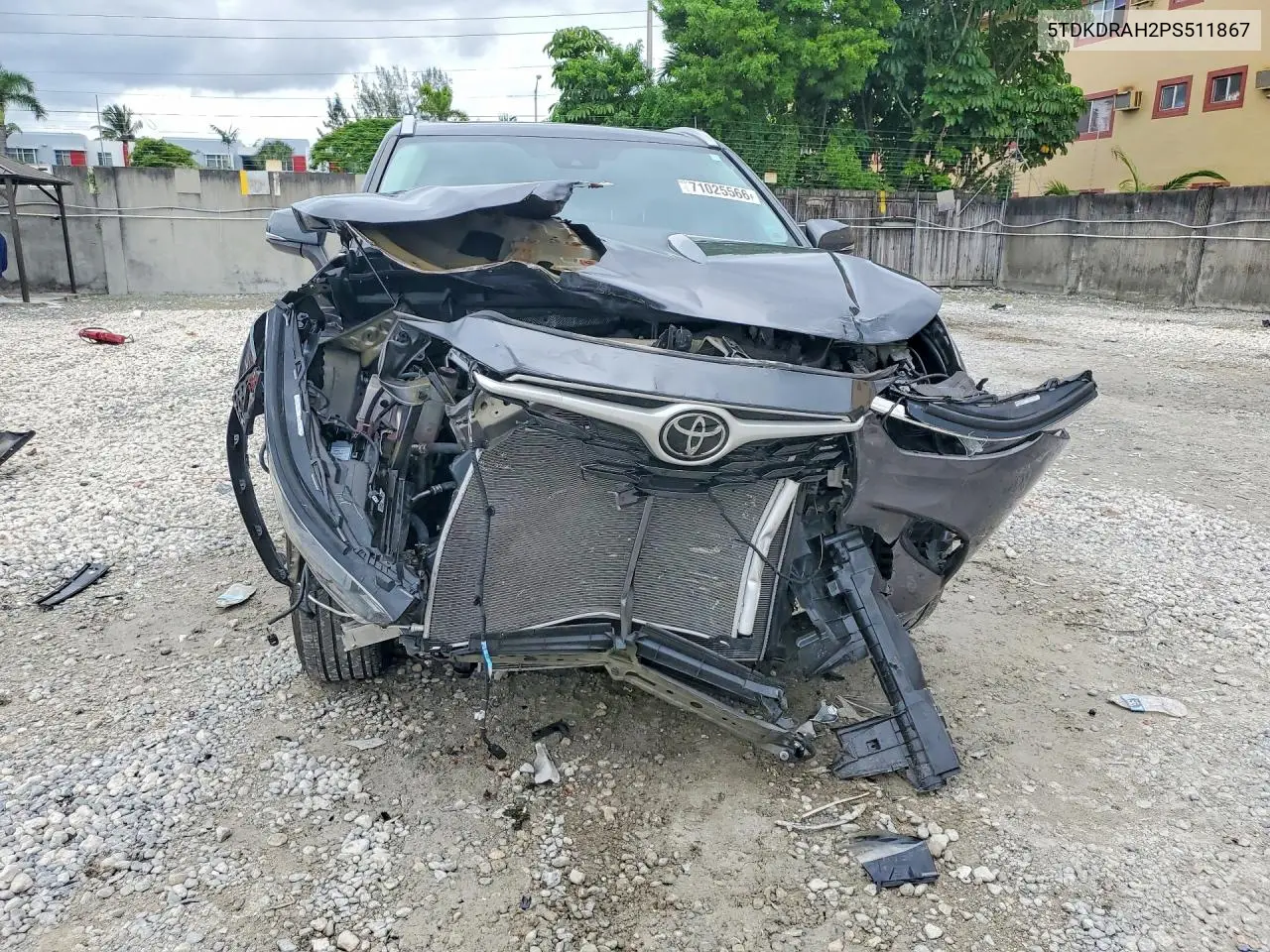 2023 TOYOTA HIGHLANDER VIN 5TDKDRAH2PS511867 — фото 5