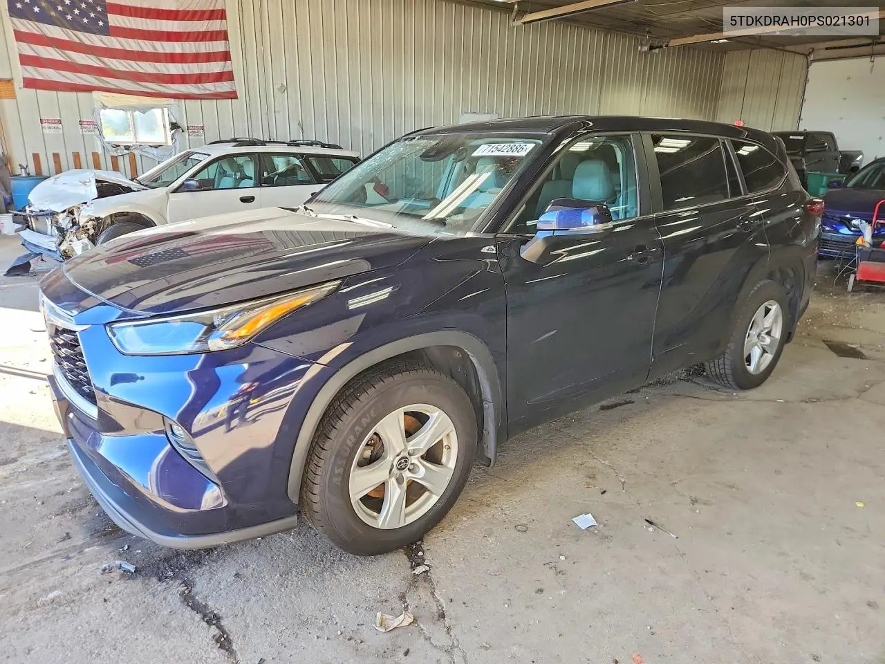 TOYOTA HIGHLANDER 2023, VIN 5TDKDRAH0PS021301