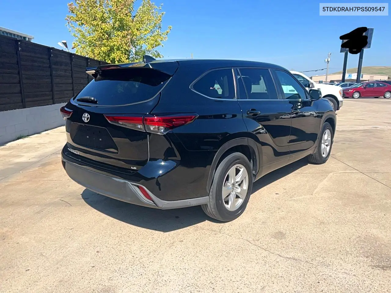 2023 TOYOTA HIGHLANDER VIN 5TDKDRAH7PS509547 — фото 4
