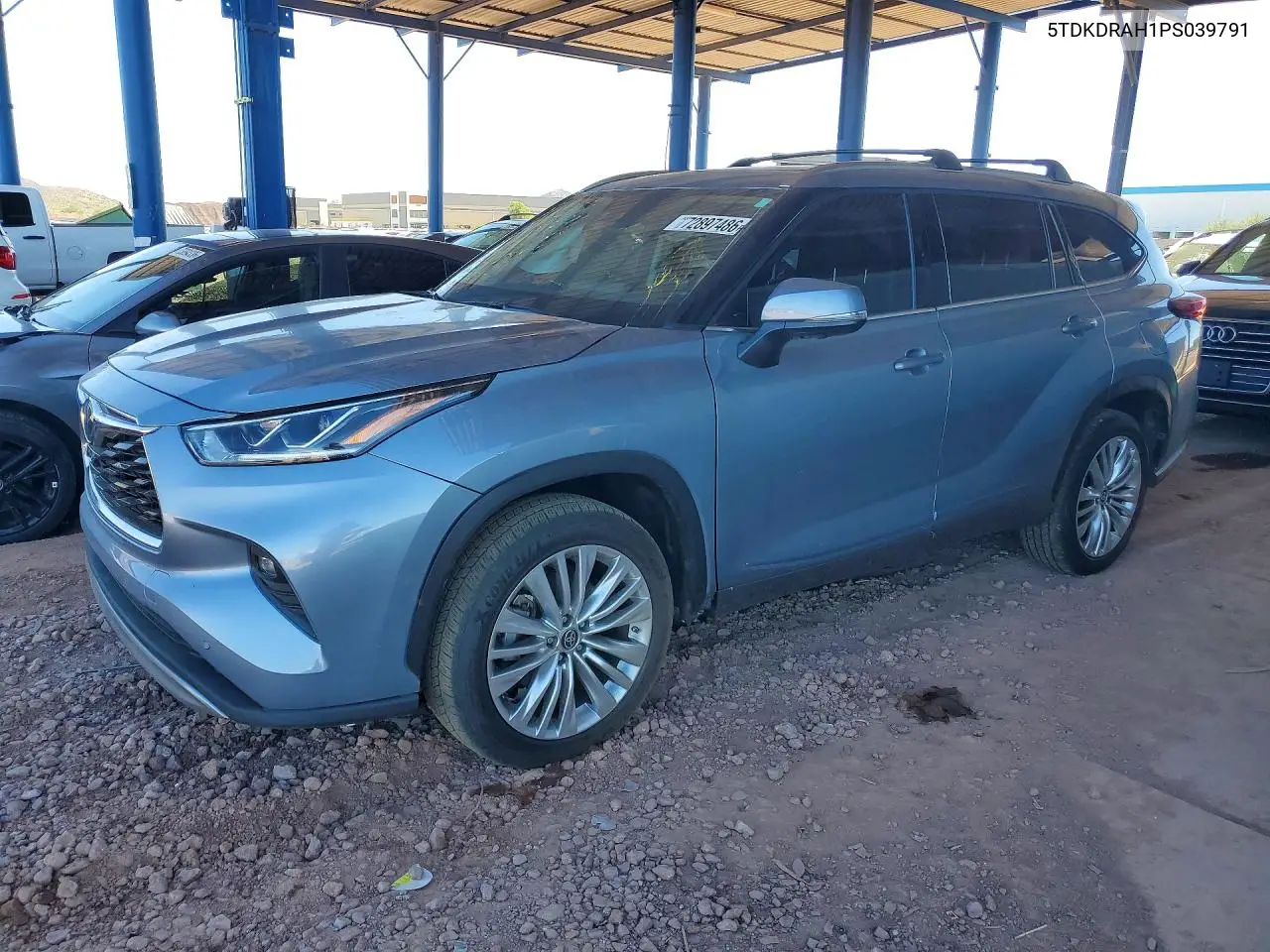 TOYOTA HIGHLANDER 2023, VIN 5TDKDRAH1PS039791