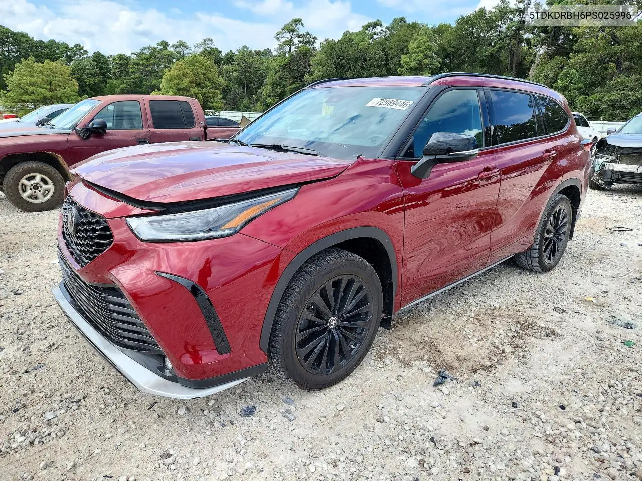 TOYOTA HIGHLANDER 2023, VIN 5TDKDRBH6PS025996