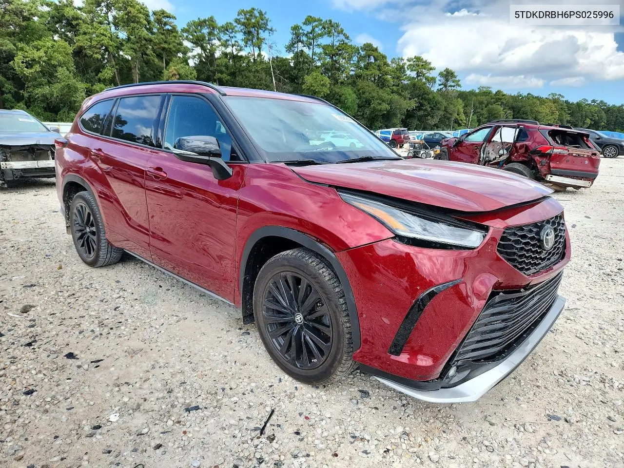 2023 TOYOTA HIGHLANDER VIN 5TDKDRBH6PS025996 — фото 4
