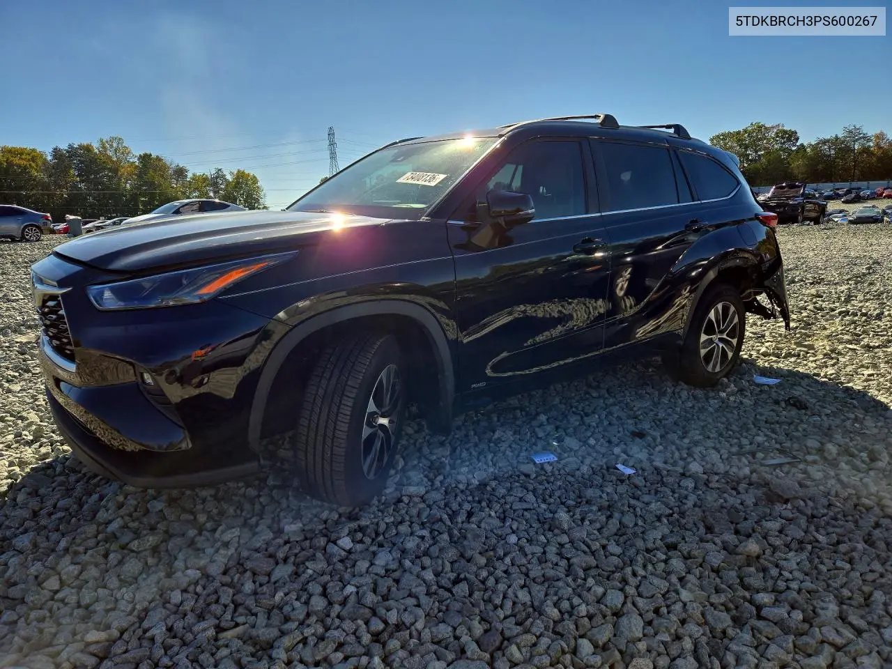 TOYOTA HIGHLANDER 2023, VIN 5TDKBRCH3PS600267