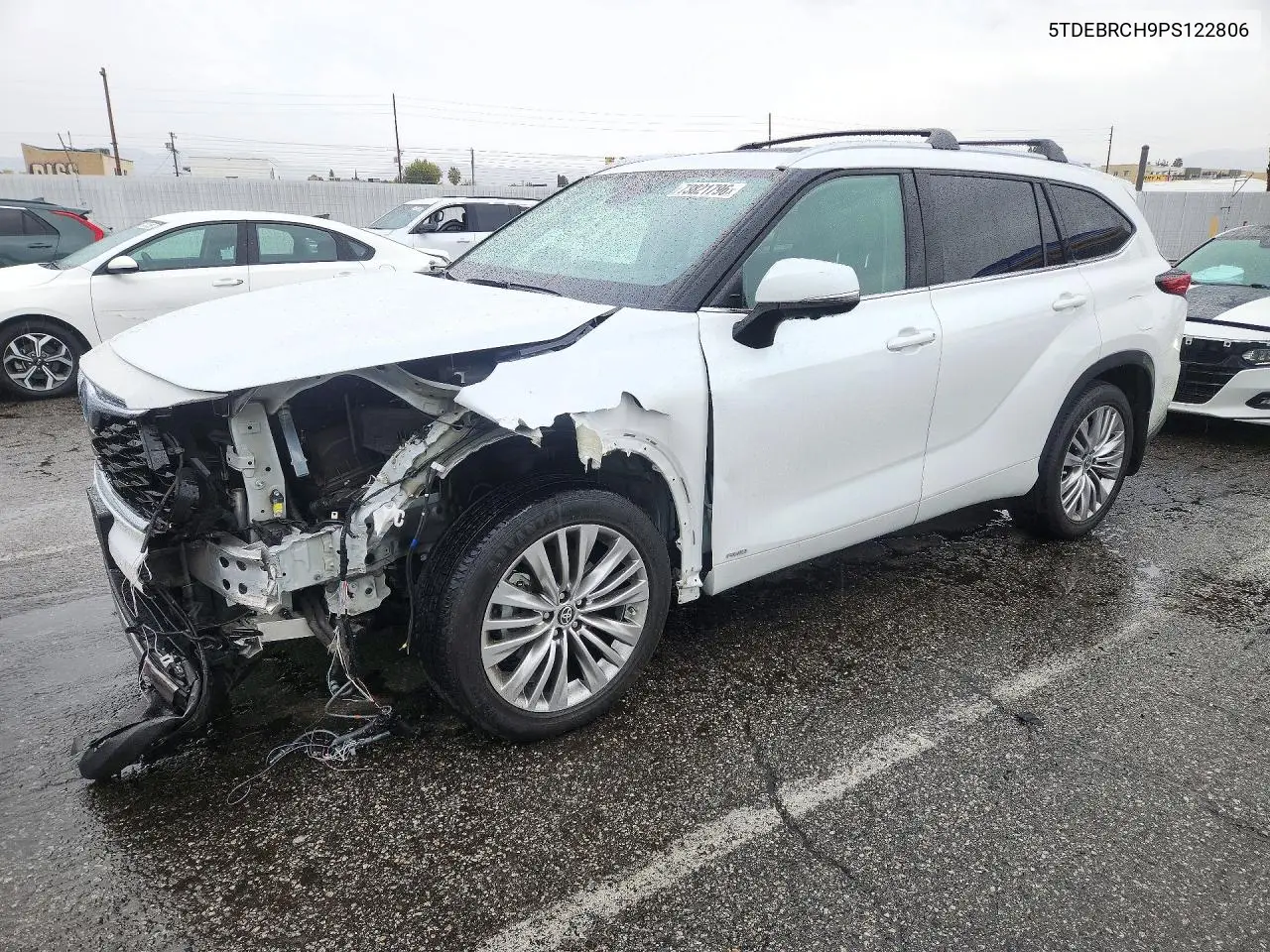 TOYOTA HIGHLANDER 2023, VIN 5TDEBRCH9PS122806