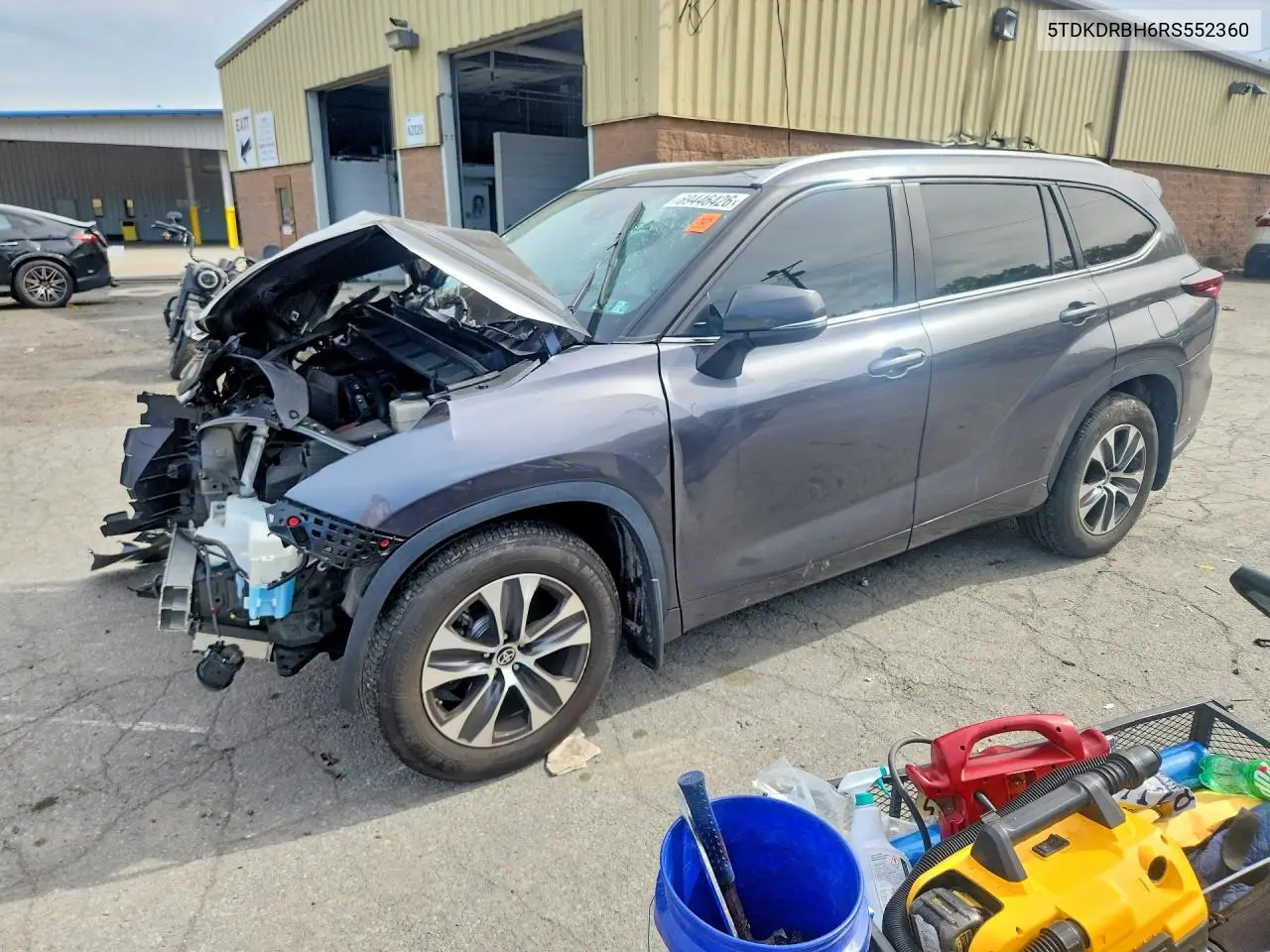 TOYOTA HIGHLANDER 2024, VIN 5TDKDRBH6RS552360