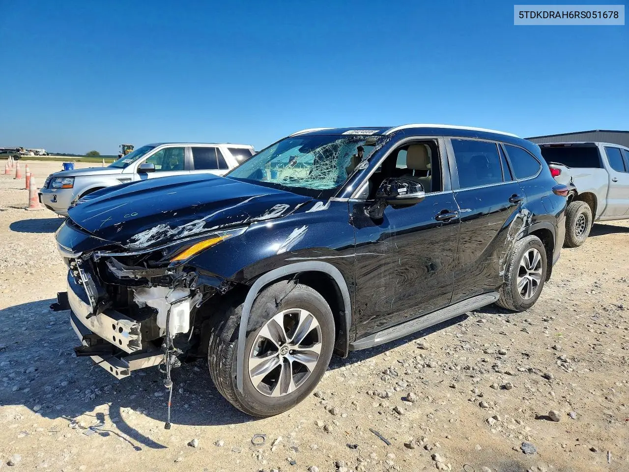 TOYOTA HIGHLANDER 2024, VIN 5TDKDRAH6RS051678