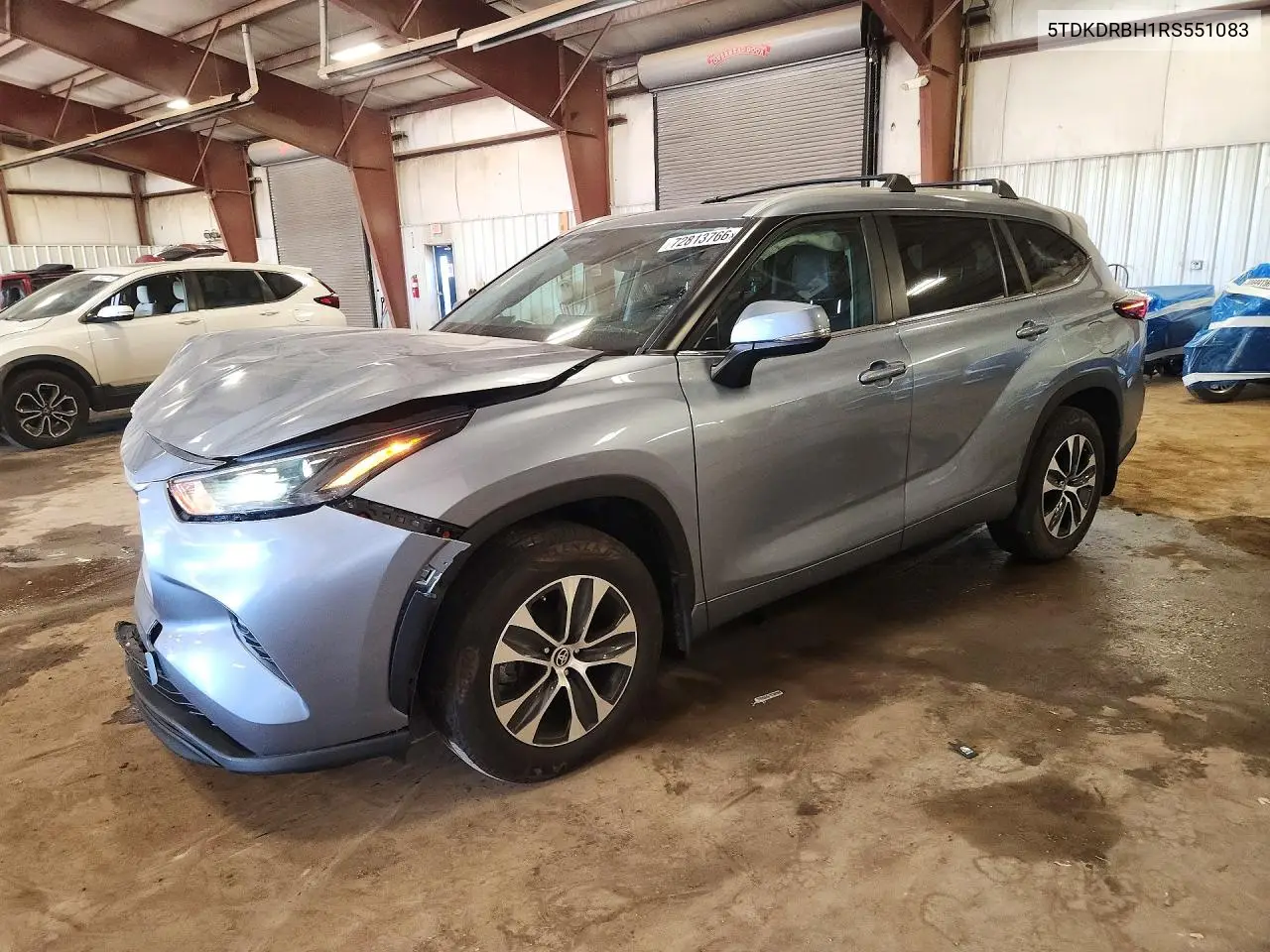 TOYOTA HIGHLANDER 2024, VIN 5TDKDRBH1RS551083