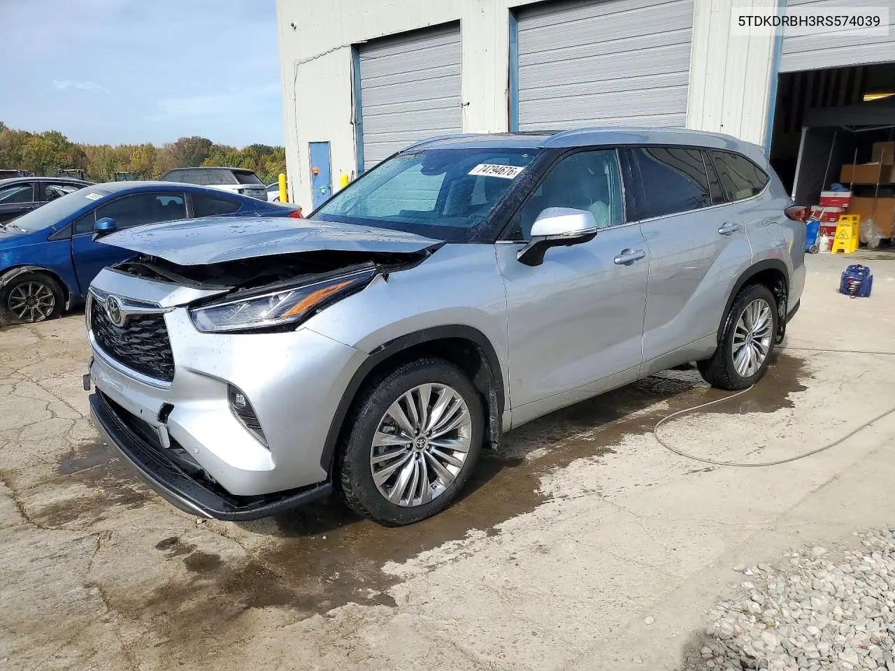 TOYOTA HIGHLANDER 2024, VIN 5TDKDRBH3RS574039