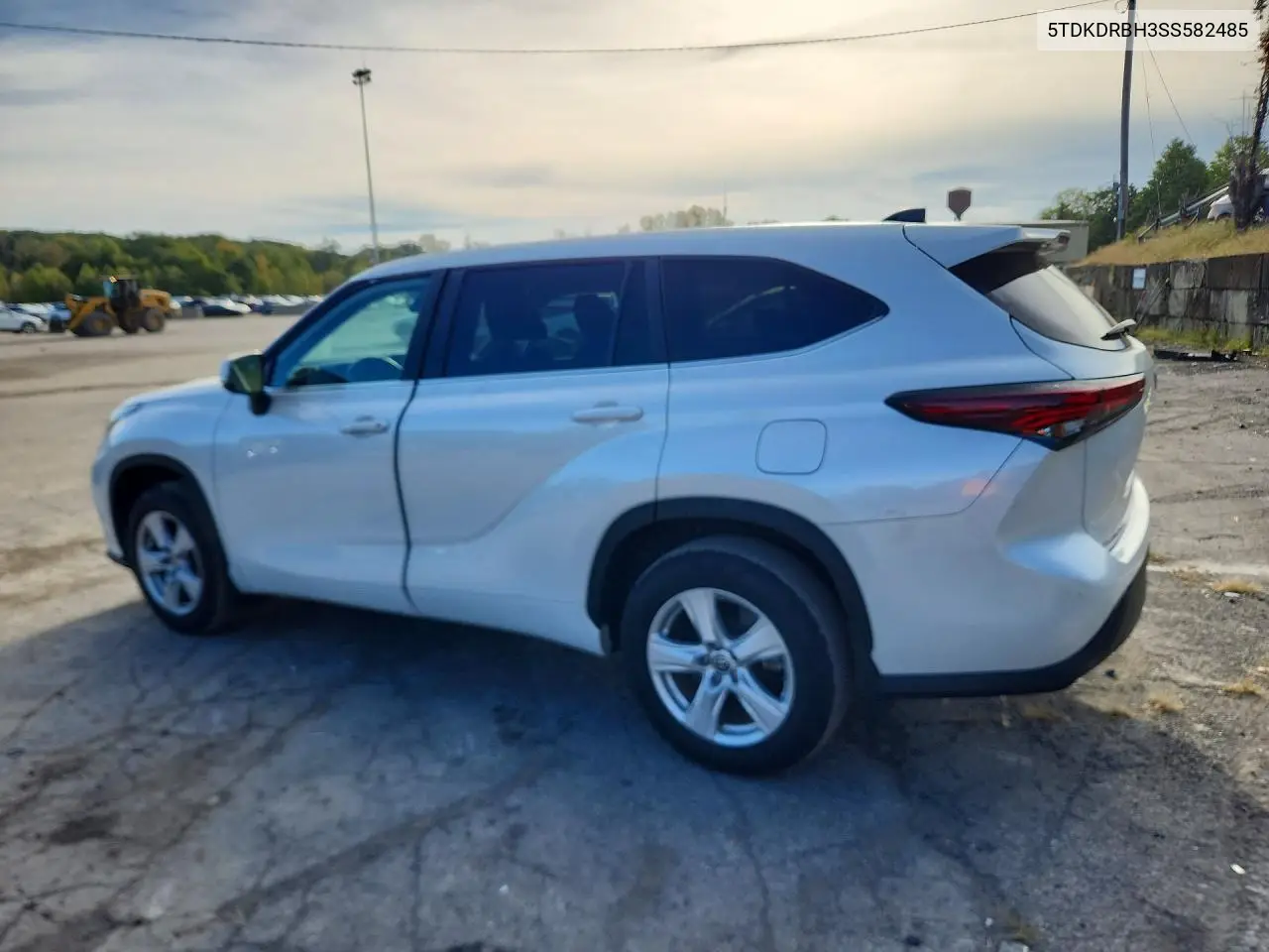 2025 TOYOTA HIGHLANDER VIN 5TDKDRBH3SS582485 — фото 2