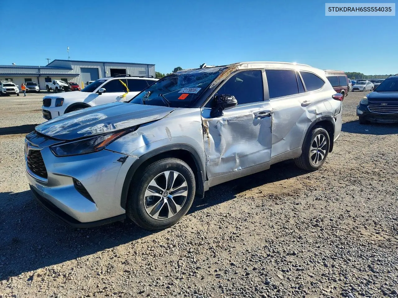 TOYOTA HIGHLANDER 2025, VIN 5TDKDRAH6SS554035