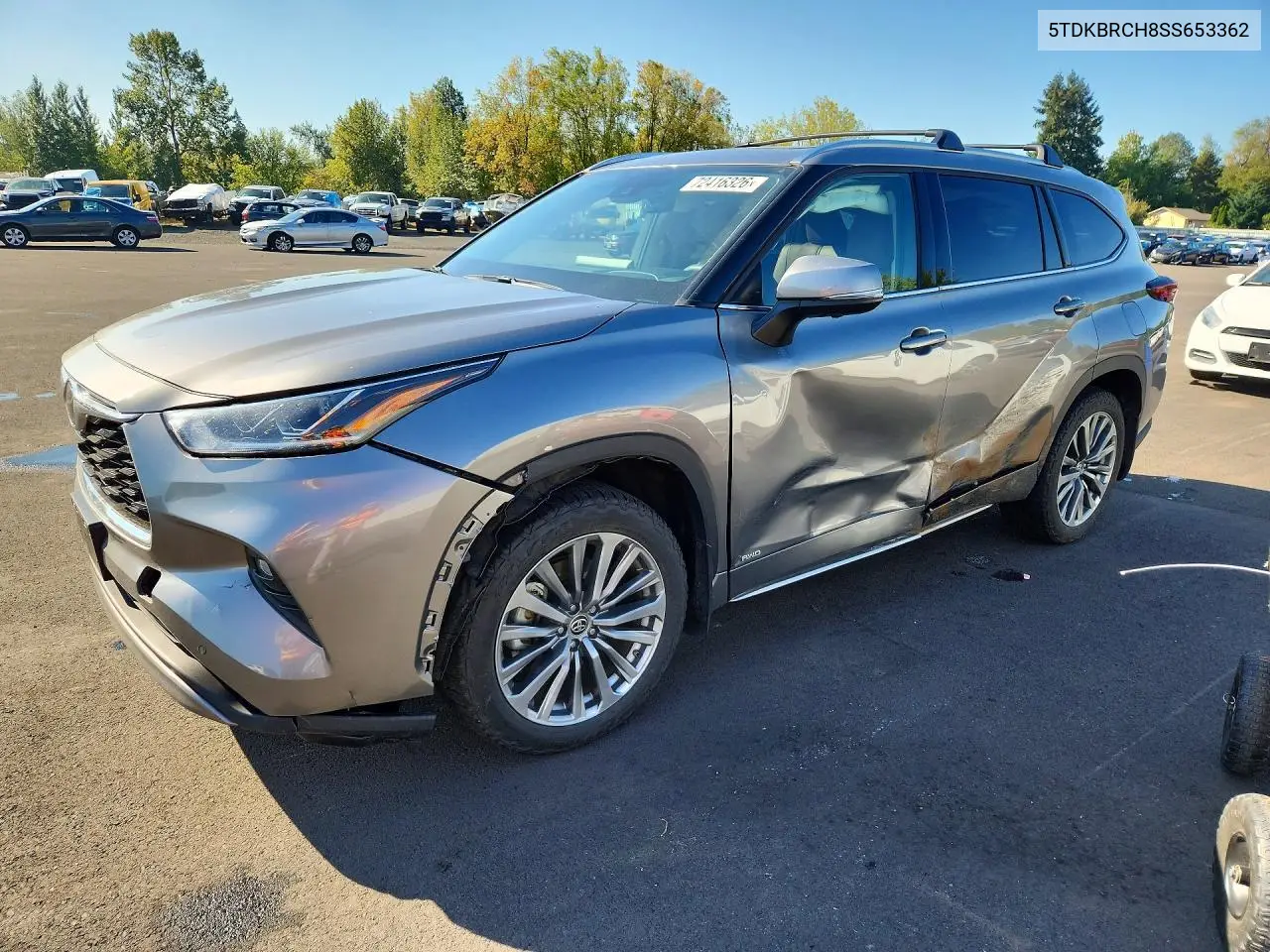 TOYOTA HIGHLANDER 2025, VIN 5TDKBRCH8SS653362