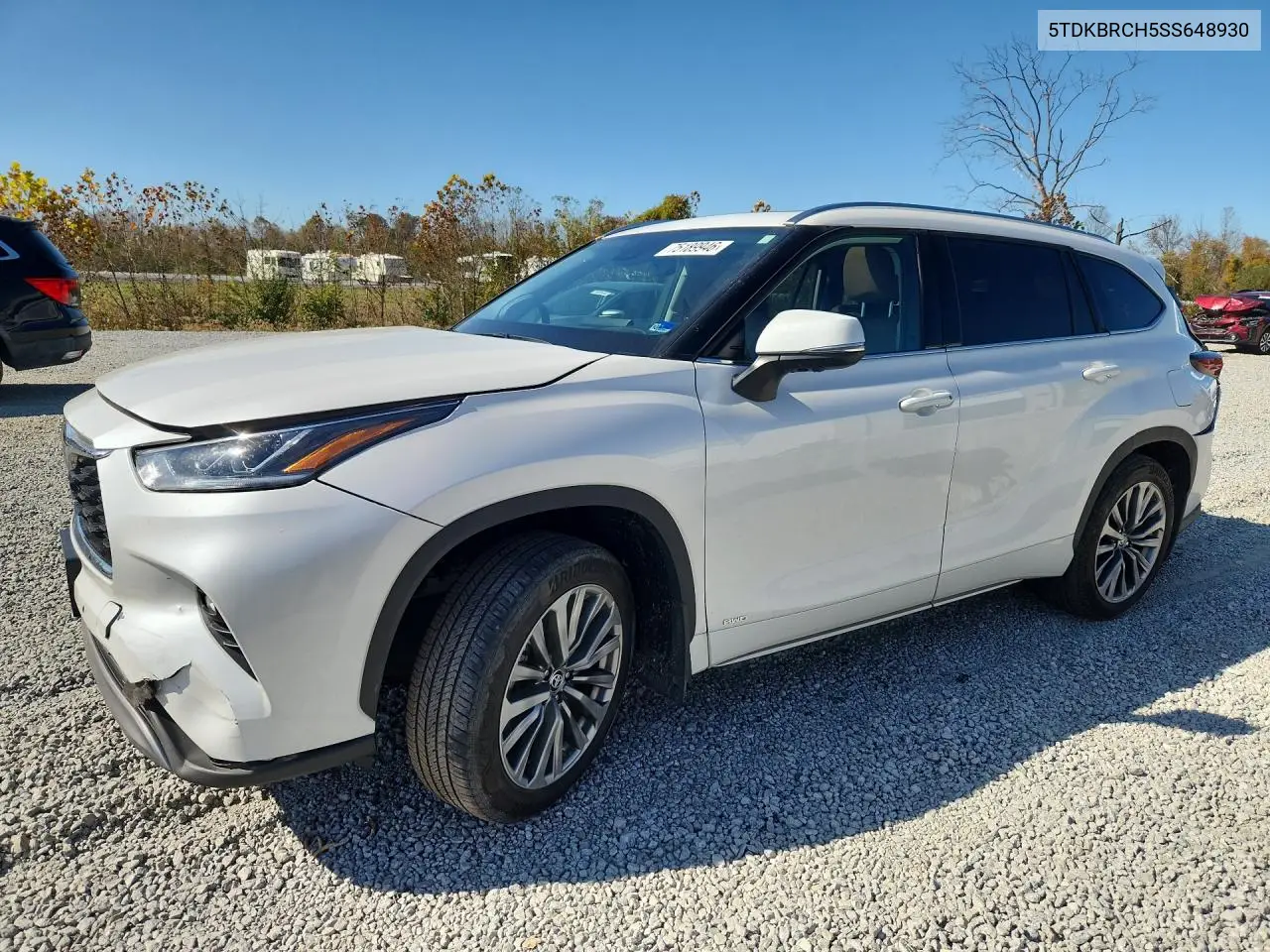 TOYOTA HIGHLANDER 2025, VIN 5TDKBRCH5SS648930