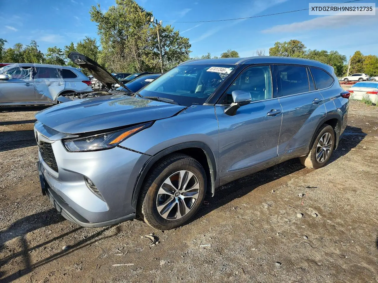 TOYOTA HIGHLANDER 2026, VIN 5TDGZRBH9NS212735