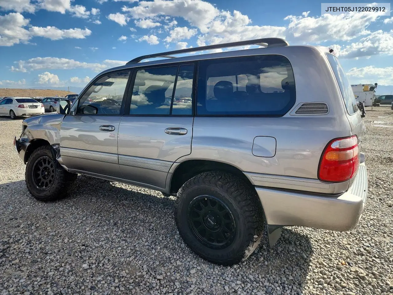 2002 TOYOTA LAND CRUISER VIN JTEHT05J122029912 — фото 2