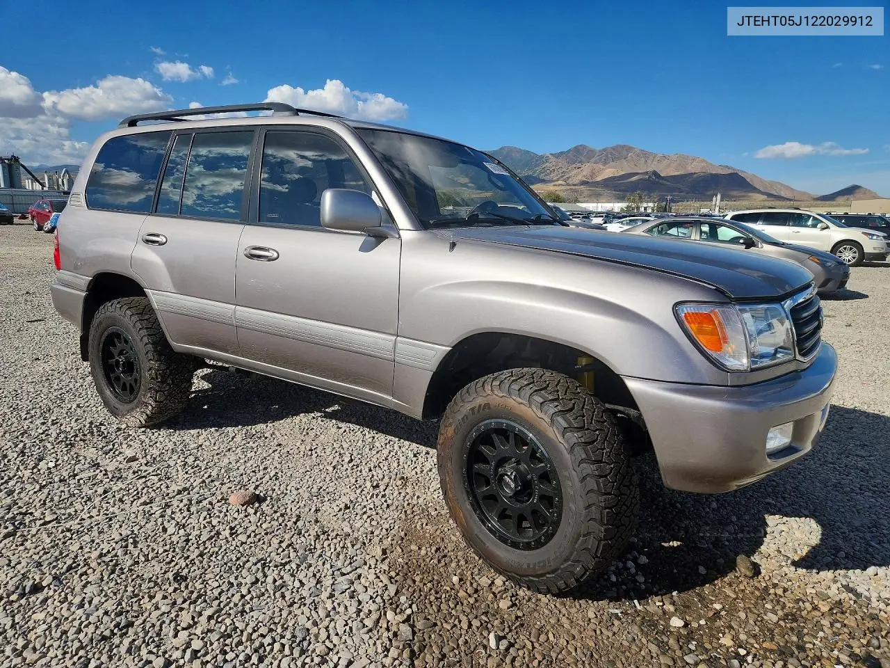 2002 TOYOTA LAND CRUISER VIN JTEHT05J122029912 — фото 4