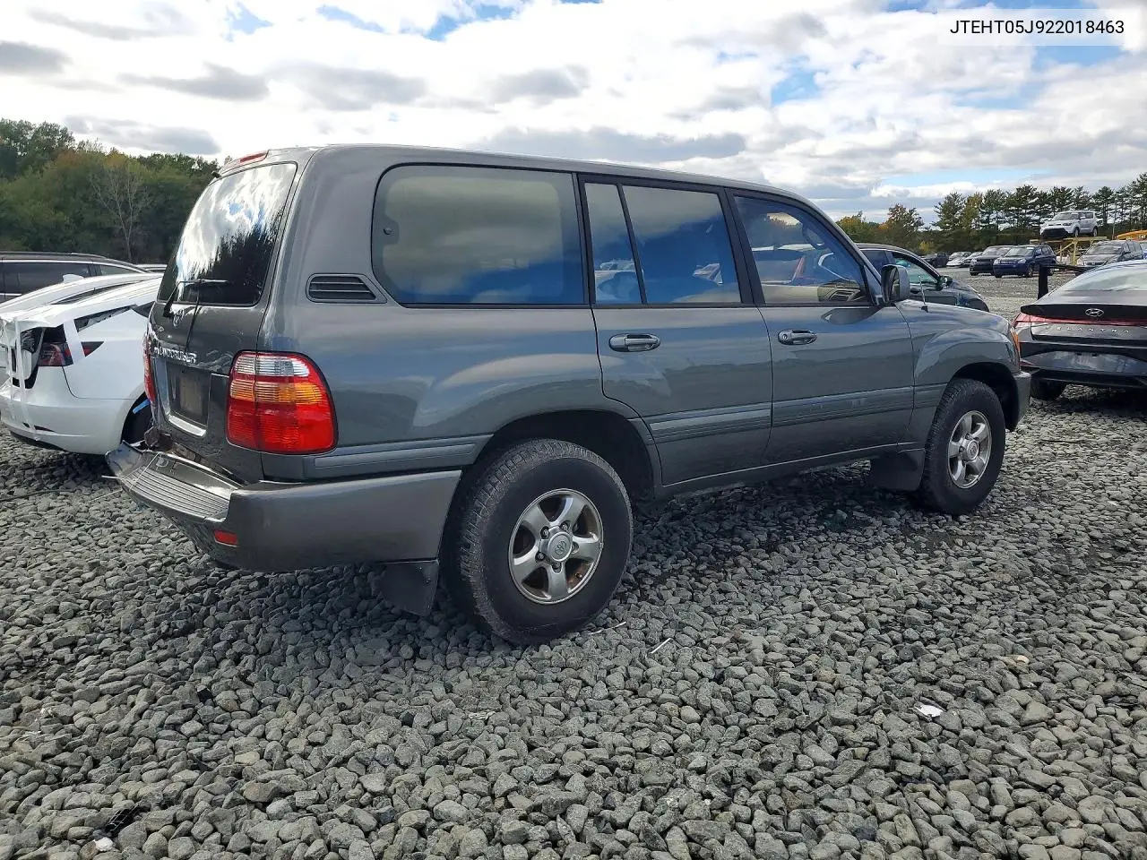 2002 TOYOTA LAND CRUISER VIN JTEHT05J922018463 — фото 3