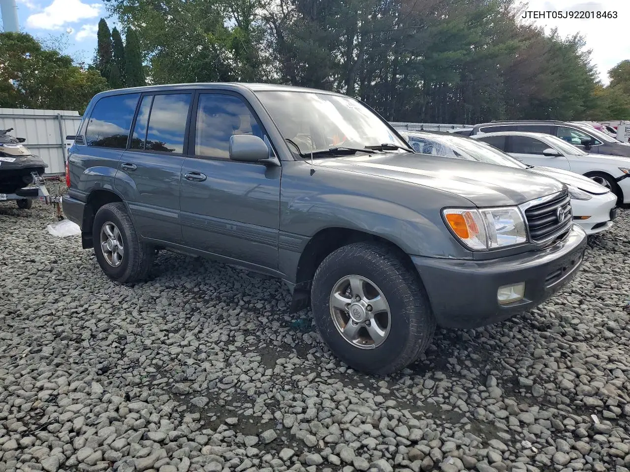 2002 TOYOTA LAND CRUISER VIN JTEHT05J922018463 — фото 4