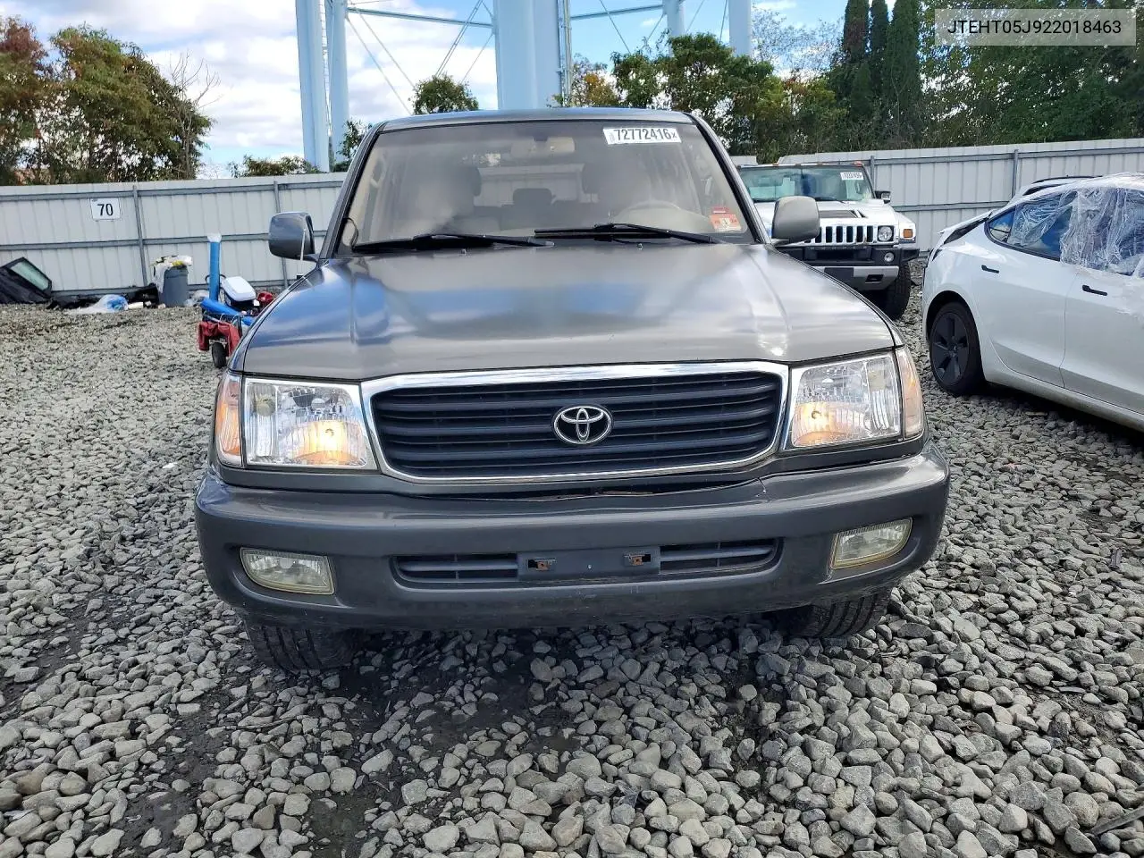 2002 TOYOTA LAND CRUISER VIN JTEHT05J922018463 — фото 5
