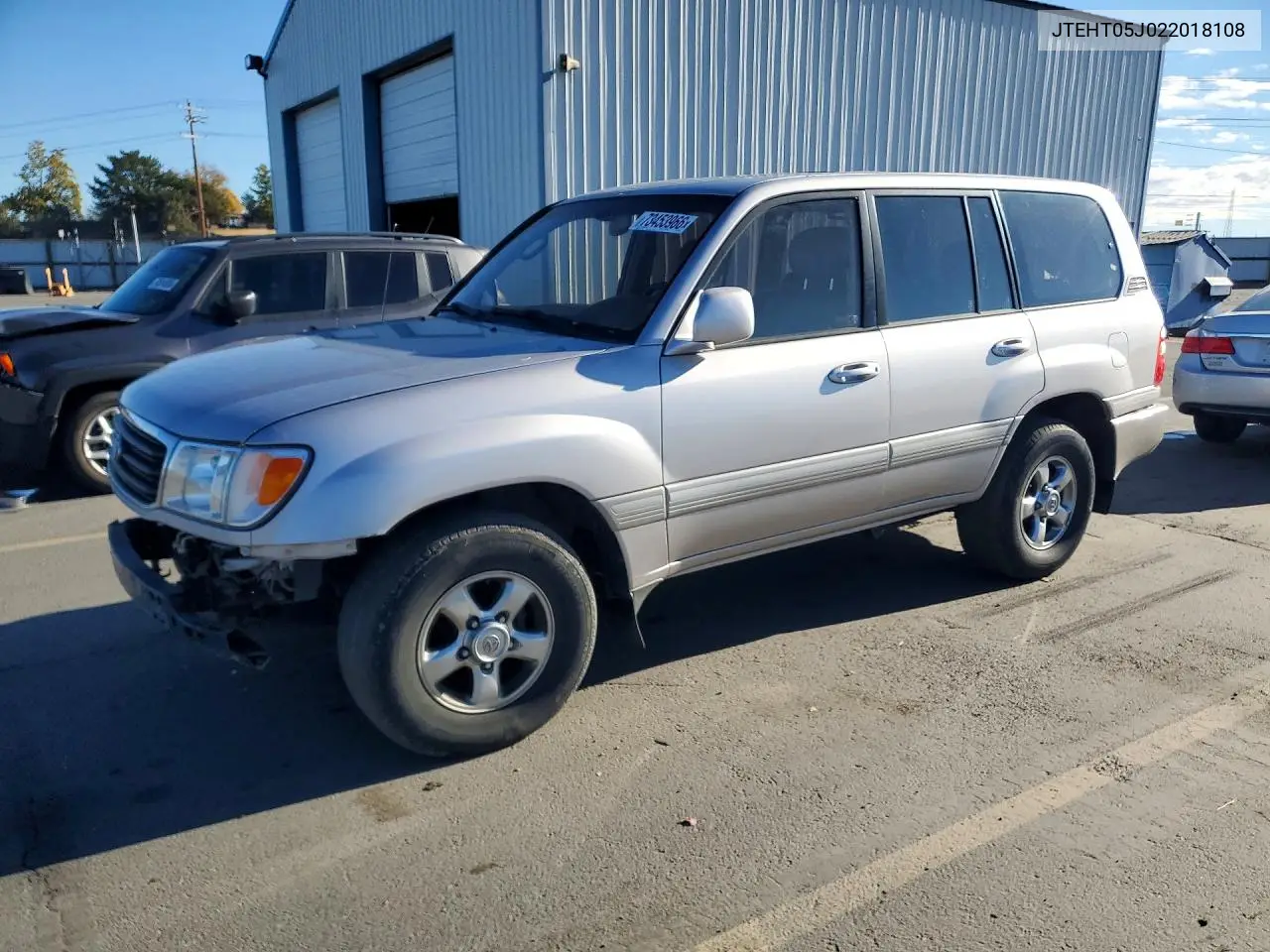 TOYOTA LAND CRUISER 2002, VIN JTEHT05J022018108