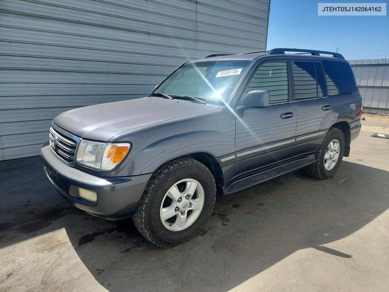 TOYOTA LAND CRUISER 2004, VIN JTEHT05J142064162