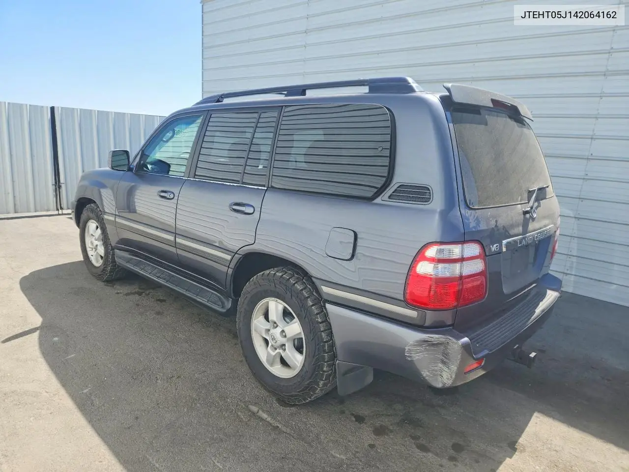2004 TOYOTA LAND CRUISER VIN JTEHT05J142064162 — фото 2