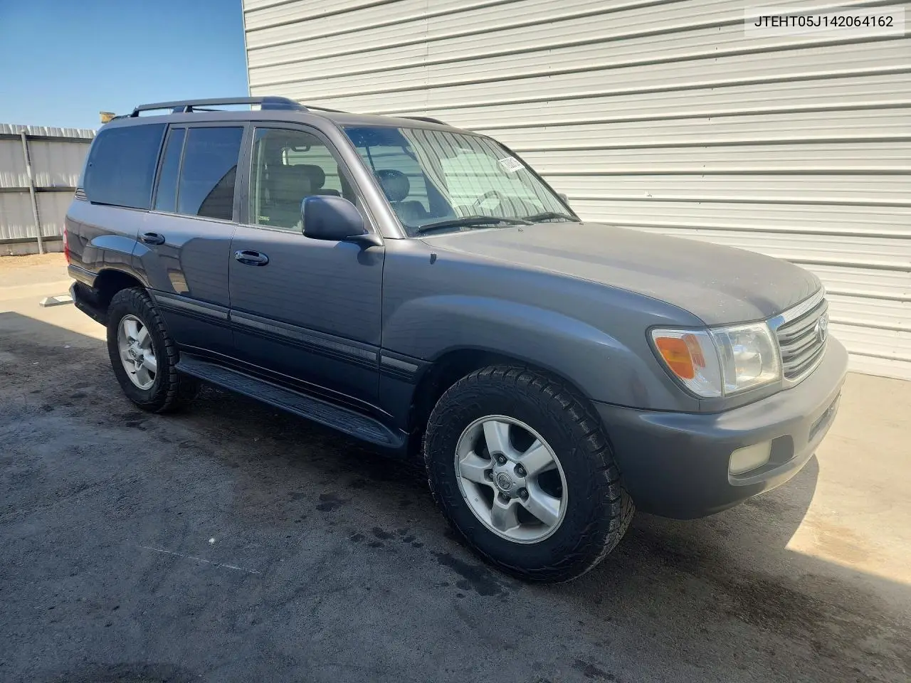 2004 TOYOTA LAND CRUISER VIN JTEHT05J142064162 — фото 4
