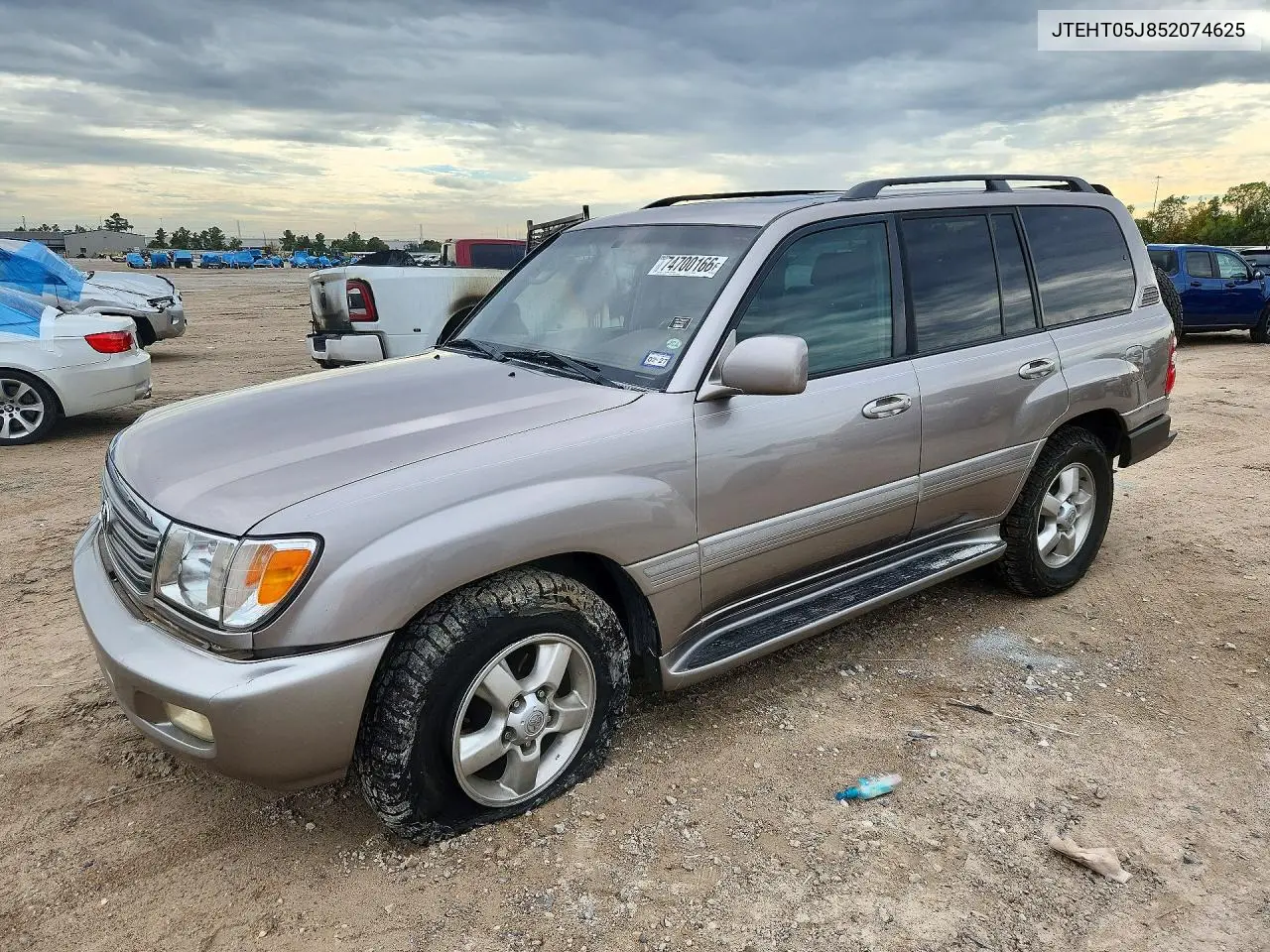 TOYOTA LAND CRUISER 2005, VIN JTEHT05J852074625