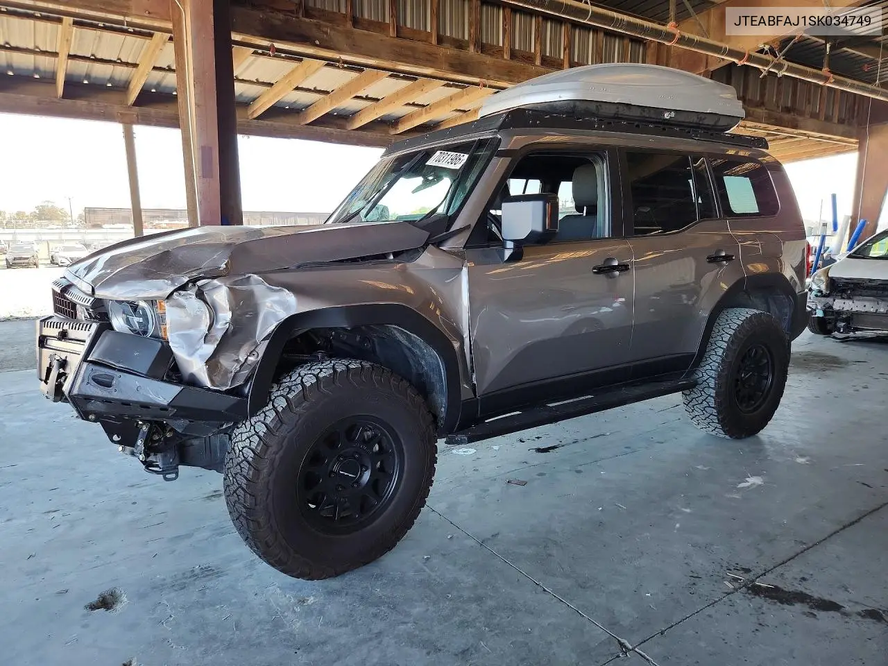 TOYOTA LAND CRUISER 2025, VIN JTEABFAJ1SK034749