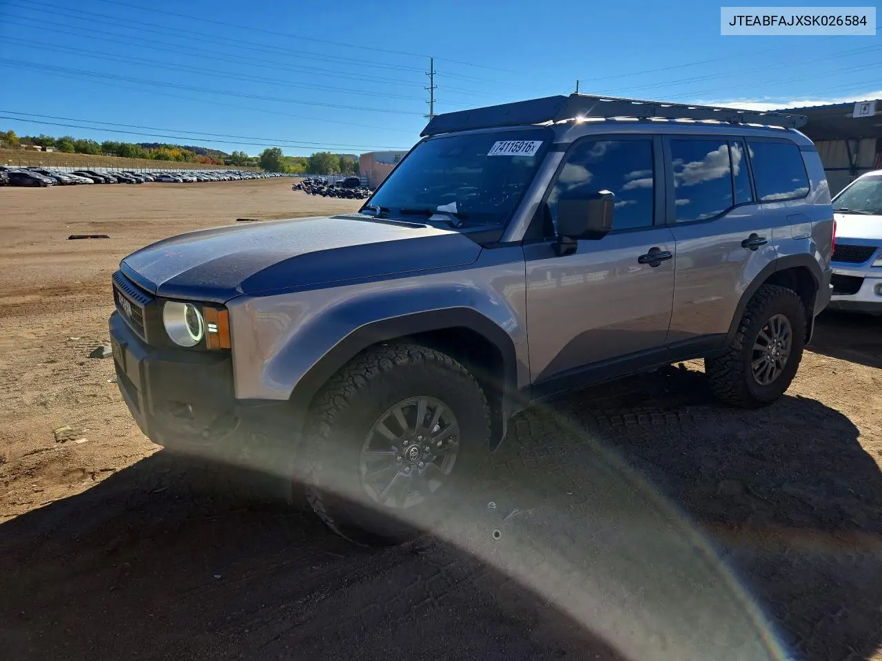 TOYOTA LAND CRUISER 2025, VIN JTEABFAJXSK026584